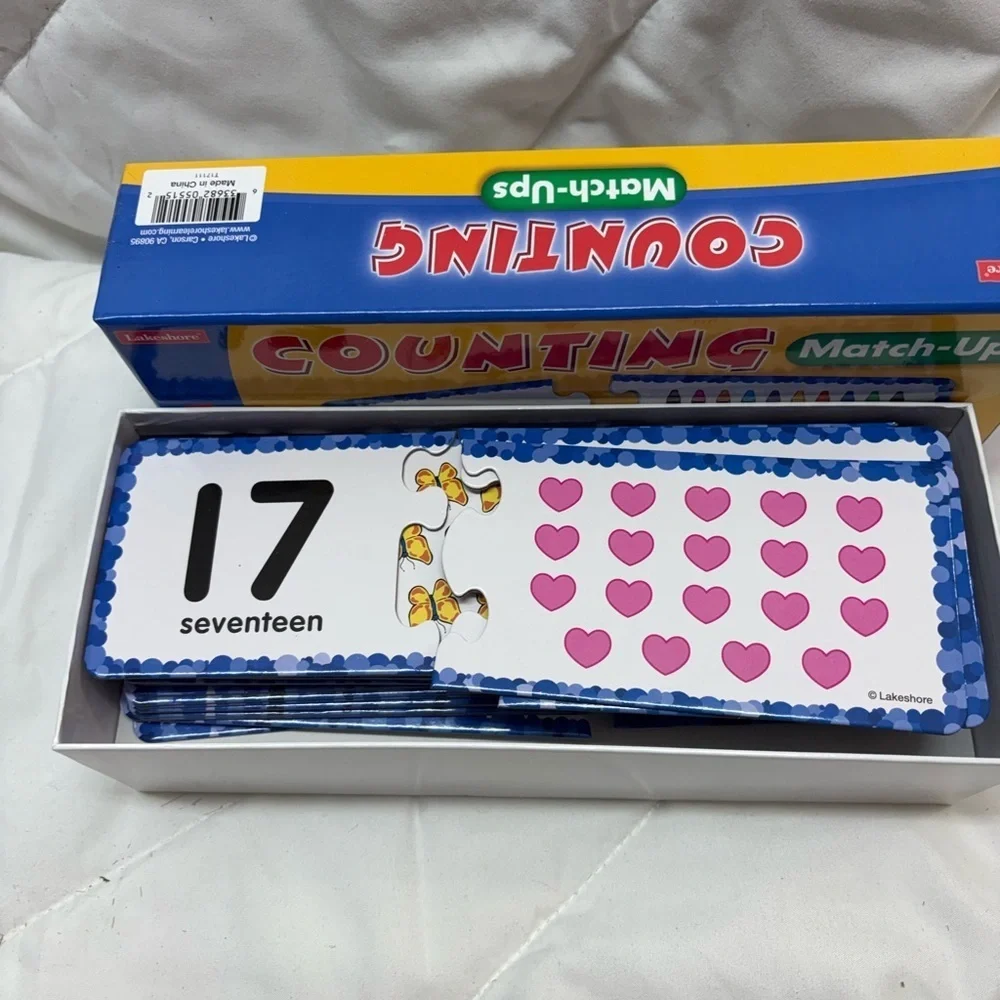 Lakeshore Counting Match-Ups Puzzle Set Game